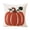 A004- D, variant on Halloween Pillow Cover 18 X 18 Inch Embroidered Pumpkin Throw Pillow Neutral Fall Decor for Living Room Bedroom Farmhouse Halloween Decor 1 Pack