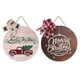thumbnail image 1 of Letrero navideño de madera para puerta delantera, decoración colgante para puerta delantera, vacaciones de Navidad, Año Nuevo, porche de casa, 1 of 5