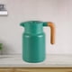 thumbnail image 3 of Cafetera térmica de acero inoxidable de 1,3 l con tetera y termo para leche Verde, 3 of 7
