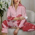 thumbnail image 6 of Sikiie Striped Meat Pajamas for Women Set, Womens Pajama Sets, Lounge Sets for Women, 2pjs for Women-Large, 6 of 7