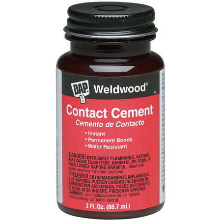 DAP Contact Cement-3oz (Best Contact Cement For Leather)