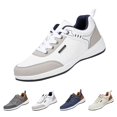 thumbnail image 2 of NOKIO Men's Casual Sneakers Wate𝗋proof Anti-S𝗅ip Sport Shoes Lightweight Outdoor Running Shoes Summer Fashion Skateboard Shoes Comfortable Wide Width Athlet𝗂c Shoes for Back to College, 2 of 9