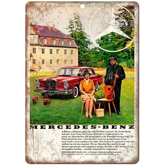 Vintage Automoble Advertisement - Retro Look Metal Sign - Jumbo 10" x 14" - A294