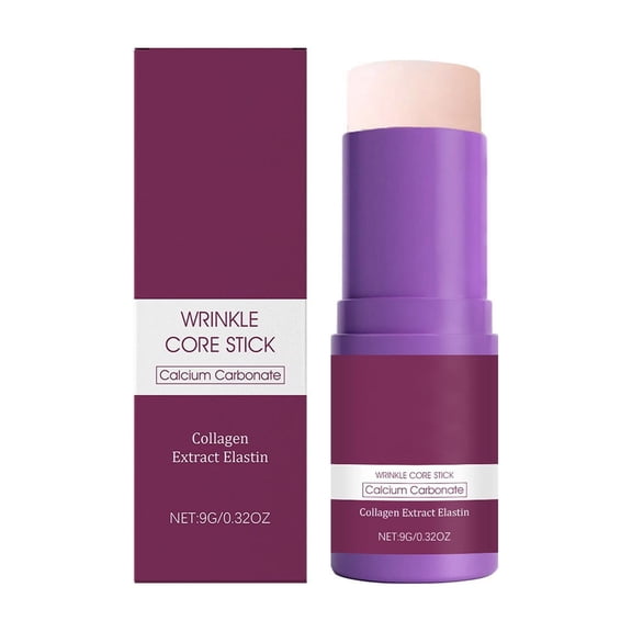 Komiseup Calcium Multi Balm Stick, Wrinkle Core Stick, Improve Elasticity & Plumpness, Firming, Hydrating & Skin Barrier Care Stick For All Skin Types