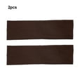 thumbnail image 4 of Justharion 2piece Breathable And Sweat Releasing Workout Headbands For Sports Non-Slipping Workout Sweatbands Coffee, 4 of 6