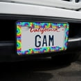 thumbnail image 2 of Tie Dye Pattern License Plate Tag Frame, 2 of 4