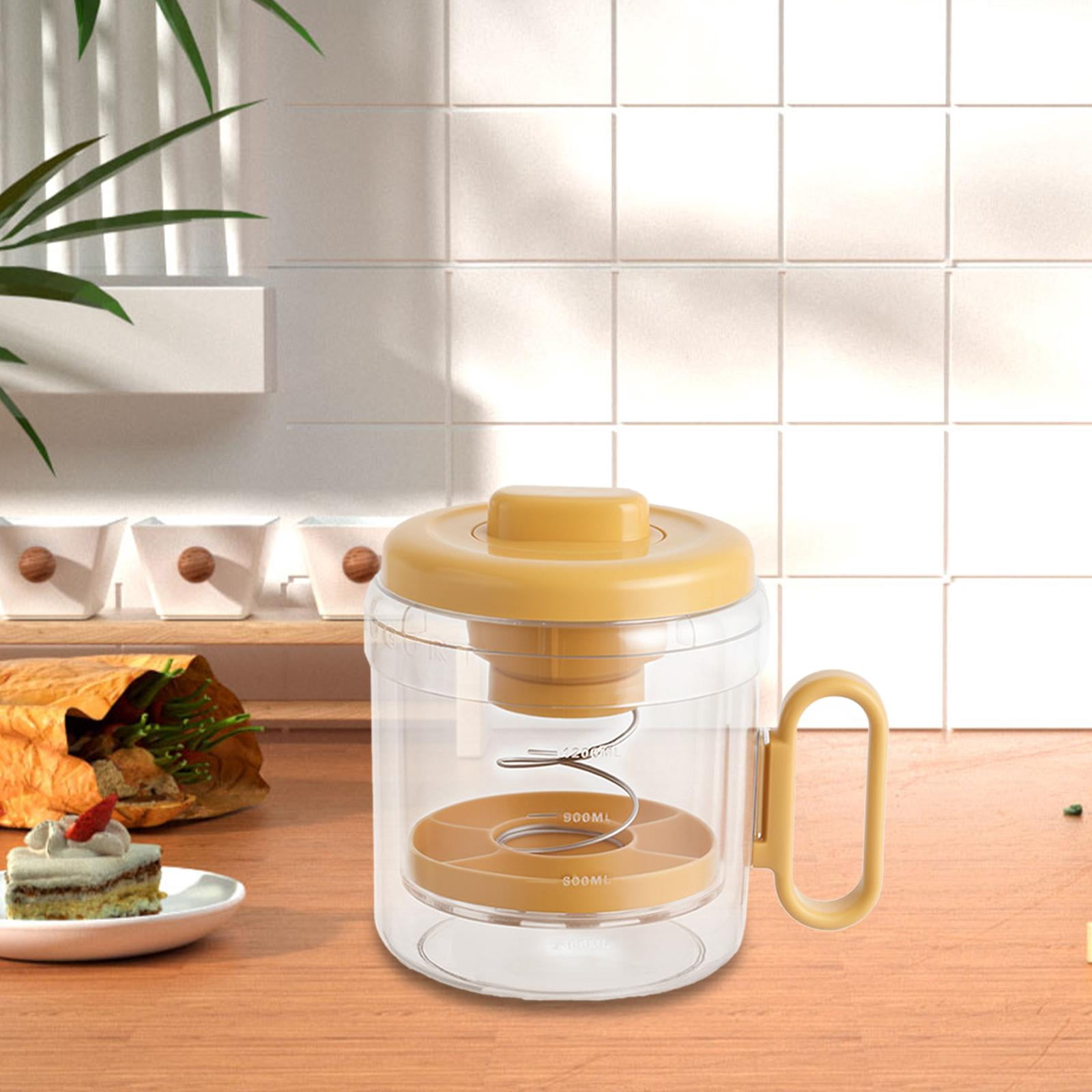 YWMJZEU Yogurt Strainer Quick Yoghurt Maker for Soup Thick Greek Yogurt Soybean Milk Orange