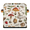Multicolor 3, variant on CURLYOOT Cute Pet Dogs Colorful 11 x 11 Inch Cube Storage Bin, Fabric Storage Cube Foldable Basket with Leather Handles, Organizer Basket for Closet Shelves