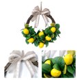 thumbnail image 2 of Hojas verdes de limón simuladas ANGGREK decoración fresca para el hogar Tapices de, 2 of 8