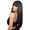 Black-22" straight with bangs, variant on 24 Inch Glueless Long Straight Black Wig for Women – Synthetic Heat-Resistant Wig, Wear & Go Pre-Plucked Natural Hairline, Everyday & Party Wig (Black)