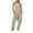 Grey, variant on DDAPJ pyju Romper for Women 2023,Women's Casual Sleeveless Jumpsuits V Neck Spaghetti Strap Overalls Stretchy Long Pants Romper with Two Pockets
