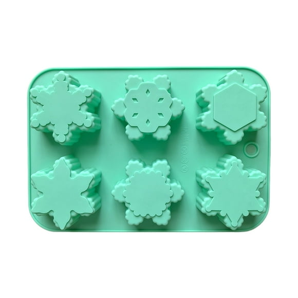 Christmas Snowflake Soap Silicone Tool Handicraft Making DIY Cake Baking Tool