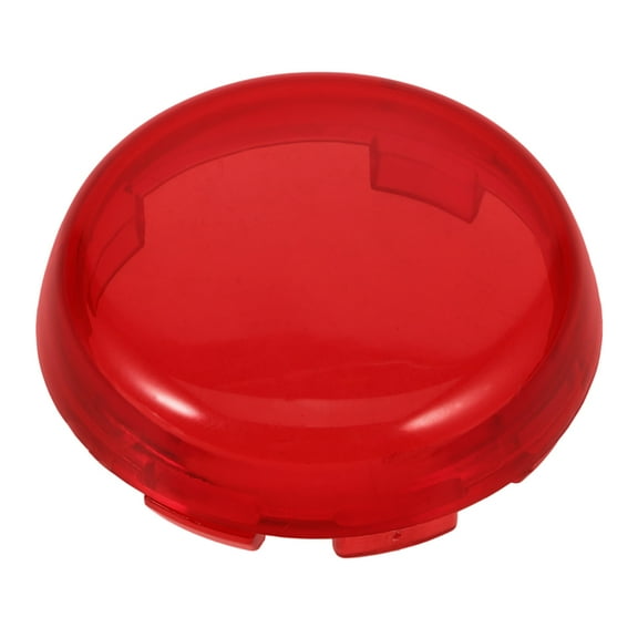 FONDOTIN Red Plastic Square Motorcycle Turn Signal Lens 1Pcs For Motorcycle Owners Safety