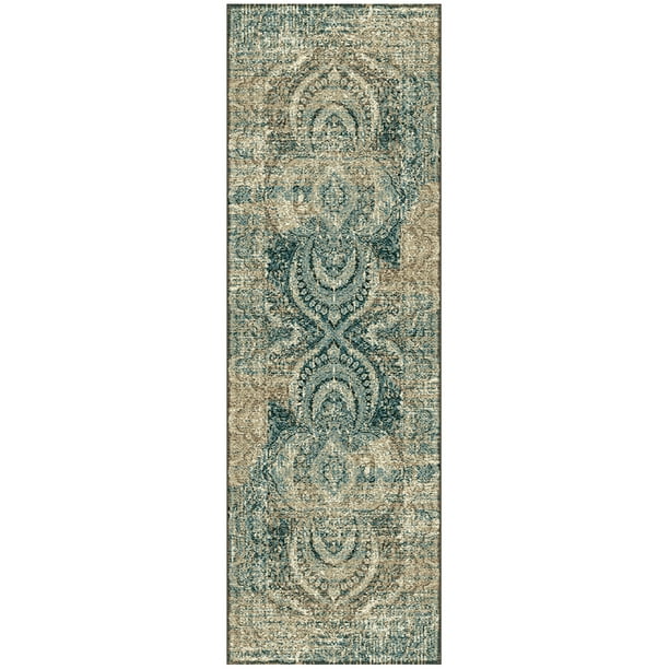 Impressions Evana Indoor Modern Distressed Area Rugs and Runner Rugs
