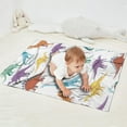 thumbnail image 2 of Colorful Dinosaurs Rainbow Pattern Blanket,Comfortable Soft Lamb Wool Throw Blanket,All Season,Warm Lightweight Blankets for Sofa Bed Couch Living Room Chair,30"x40", 2 of 4