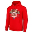 thumbnail image 2 of Men's Starter Scarlet San Francisco 49ers 80s Retro Pullover Hoodie, 2 of 3