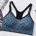 thumbnail image 6 of Womens Bras Women's Camouflage Fashion Sports Bra Beautiful Back No Steel Ring Bra Fitness Yoga Sports Bras Plus Size Bras for Women, 6 of 6