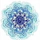 thumbnail image 4 of DIY Flor Diamante Pintura by Number Kit Crystal Rhinestone Imagen Bordado de Punto de Cruz montado en la Pared decoración para el hogar 25 * 25 cm(Azul) pintura DIY, 4 of 7