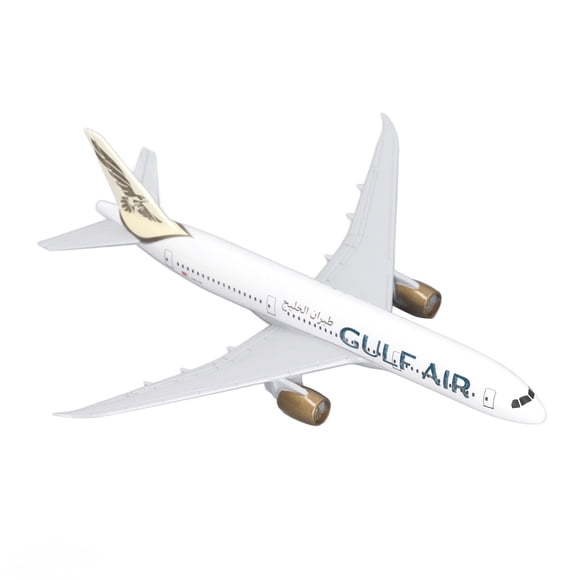 Modelo de avión Keenso Boeing 787 de aleación metálica de 16 cm con base