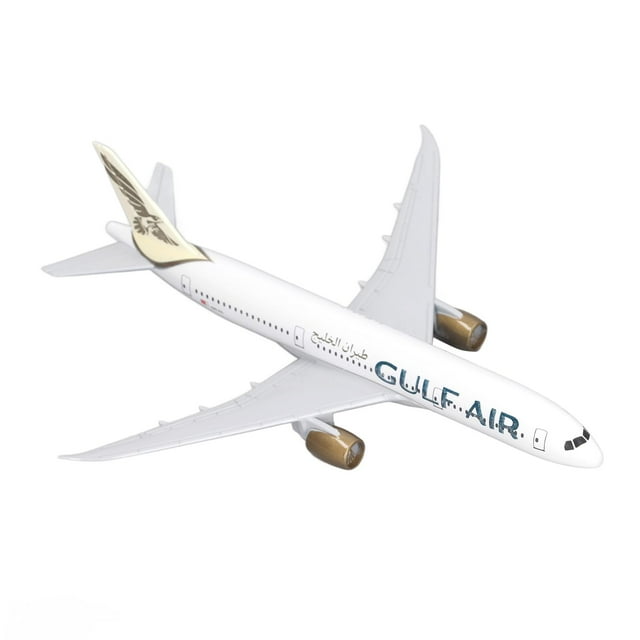 Modelo de avión Keenso Boeing 787 de aleación metálica de 16 cm con base