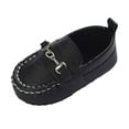 thumbnail image 3 of Mepaouo Boys Girls Driving Loafers Slip on Dress Flat Shoes Toddler Little Kid Casual Boat Moccasin, 3 of 4