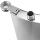 thumbnail image 4 of Juego de matraz de acero inoxidable a prueba de fugas con embudo, matraz para hombres y mujeres, 4 of 5