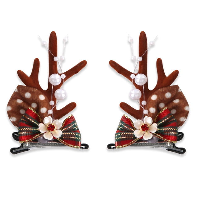 Decoraciones navideñas, adornos navideños, regalos de Navidad, pinza para el pelo navideña para niños, pinza para el pelo navideña, pinza bonita para el pelo, pinza para el pelo, horquilla
