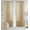 Beige, variant on Pom Pom Tassled Sheer Curtain/Panel with 2" Rod Pocket-Set of 2 Curtain Panels,Bedroom
