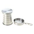 thumbnail image 4 of Travel Cups Stainless Steel Folding Cup with Lid Expandable Portable Reusable Mug for Survival Hiking, 4 of 6