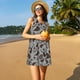 thumbnail image 3 of Disketp Brown Moose with Pinecones para Vestido sin Mangas para Mujeres, Vestidos de Verano para Mujeres, Casual y Holgado para la Playa, 3 of 7