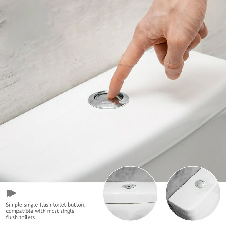 2 Pcs Toilet Button Supplies Air Old Fashioned Water Tank Flush Kit Push