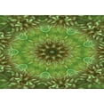 thumbnail image 1 of Ahgly Company Machine Washable Indoor Rectangle Transitional Antique Bronze Green Area Rugs, 5' x 7', 1 of 7