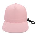 thumbnail image 3 of JYYYBF Kids Baby Baseball Cap Solid Color Summer Trucker Hat with Adjustable Windproof Chin Strap Beach Sun Hat for Toddler, 3 of 8