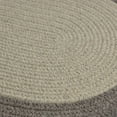 thumbnail image 3 of HN21R120X156 Hudson - Light Gray 10'x13' Rug, 100% All-Natural Wool - Oval., 3 of 3