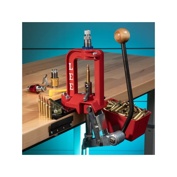 Lee Challenger Breech Lock Single Stage Reloading Press with Free Breech Lock 3-Die Set 44 Special, 44 Magnum