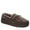 Chocolate Multi Knit, variant on BEARPAW Men's Moc II Black Size 8 | Men's Casual Pull On Shoe | Durable & Comfortable Footwear for Men