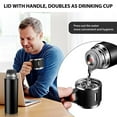 thumbnail image 5 of 500ML 304 Stainless Steel Vacuum Insulated Bottle Gift Set Office Business Style Coffee Mug Thermos Bottle Portable Flask Carafe, 5 of 5