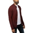 thumbnail image 4 of X RAY JEANS Mens Stand Collar Cardigan, Oxblood, 3XL, 4 of 5