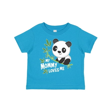 

Inktastic My Mommy Loves Me- Cute Panda Gift Toddler Boy or Toddler Girl T-Shirt