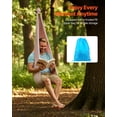 thumbnail image 6 of VEVOR Aerial Yoga Hammock, 300 lbs Load Aerial Silk, Yoga Swing with Nylon Fabric, PE Zipper Bag for Parent-Child Interaction, Strengthen Muscles & Improve Practice, Hammock and Swing Combo, 6 of 9