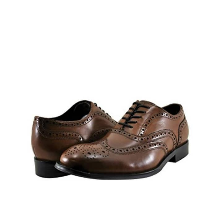 Kenneth Cole Design 10521 Mens Shoes Leather Oxford KMF7LE032901 Cognac -  