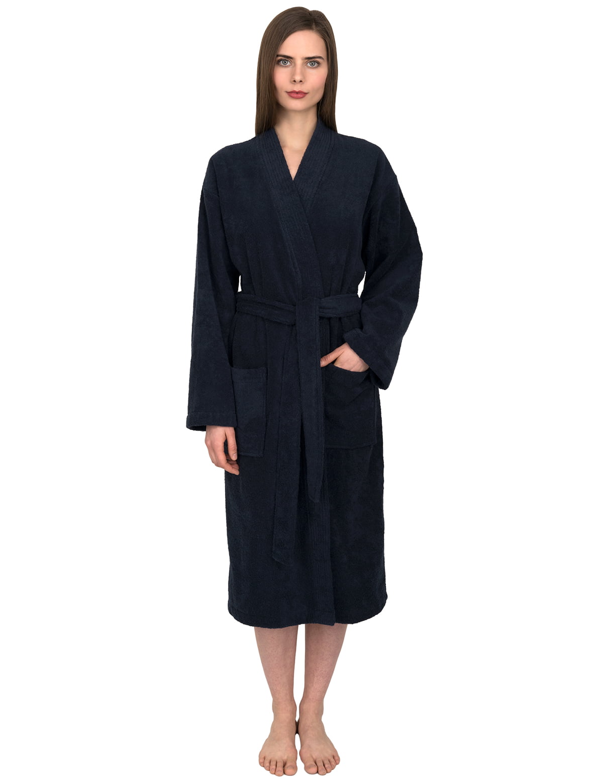 TowelSelections - TowelSelections Women's Robe, Low Twist Cotton Terry ...