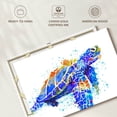 thumbnail image 6 of Elephant Stock Sea Turtle Watercolor Wall Art - Horizontal Canvas Wall Art - Living Room Wall Decor - Animal Canvas - White And Blue Decor - 24" x 16", 6 of 8