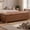 Brown, variant on MDQMD 60" End of Bed Storage Bench King Size Brown,Faux Leather Storage Bench with Wood Legs,Upholstered Entryway Benches,Window Benches Seat for Living Room, Bedroom