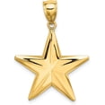 thumbnail image 3 of 14K Yellow Gold 3-D Nautical Star Charm - 30.75mm, 3 of 7