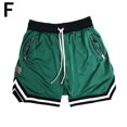 thumbnail image 1 of Pantalones de entrenamiento de baloncesto de malla Pantalones cortos europeos y americanos para correr SY4 T2B9, 1 of 7