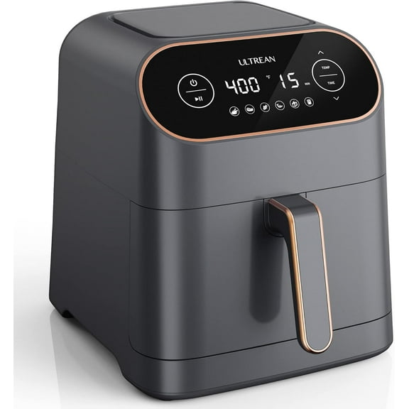 Ultrean Air Fryer, 9 Quart 6-in-1 Electric Hot XL Airfryer Oven Oilless Cooker, Large Family Size LCD Touch Control Panel and Nonstick Basket, ETL Certified, 1750W