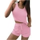 thumbnail image 1 of Conjunto de yoga deportivo sólido para mujer Cintura elástica Pantalones cortos Chaleco Pantalones cortos Conjuntos Fridja  fhjkhfk457618, 1 of 6