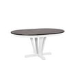thumbnail image 4 of 45"x45"x63" White & Grey 5-Piece Hudson Dining Set, 4 of 5