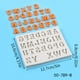 thumbnail image 1 of Molde alfanumérico para chocolate DIY | Molde para decorar tartas inglés, silicona flexible, apto para alimentos | Herramienta para hacer dulces con letras y números para repostería casera, fiestas, 1 of 6